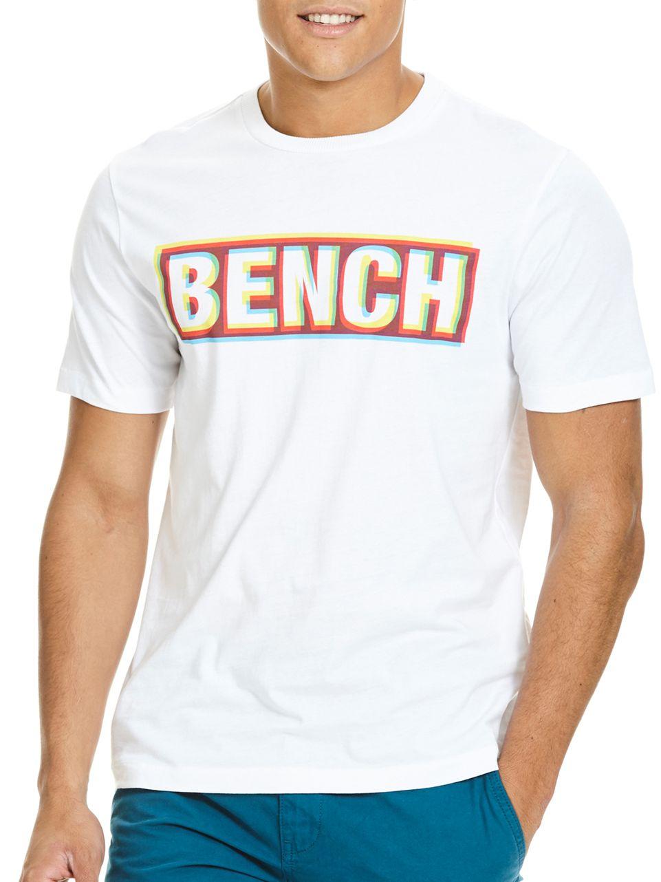 bench striped shirt